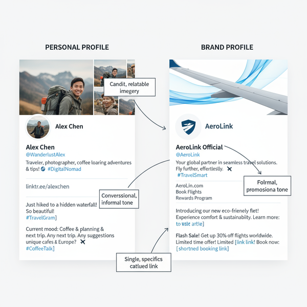 Twitter Profile Template for Personal and Brand Growth