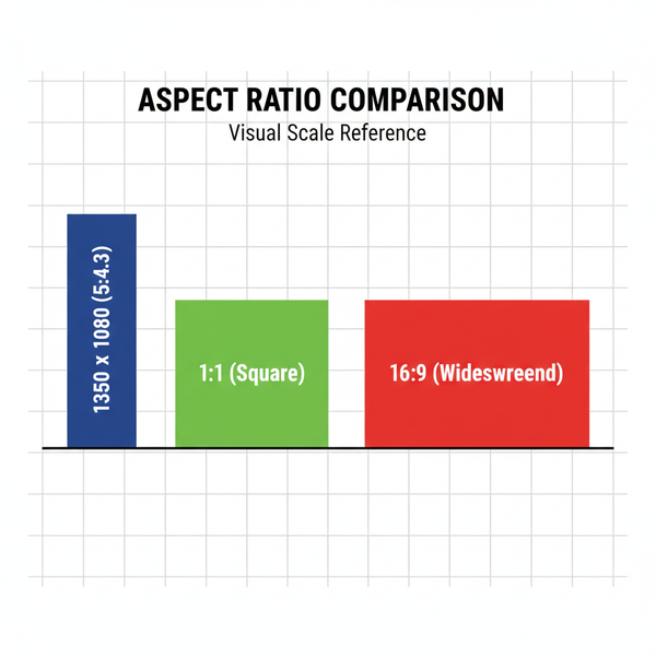 1350 x 1080 Aspect Ratio Guide for Social Media Content