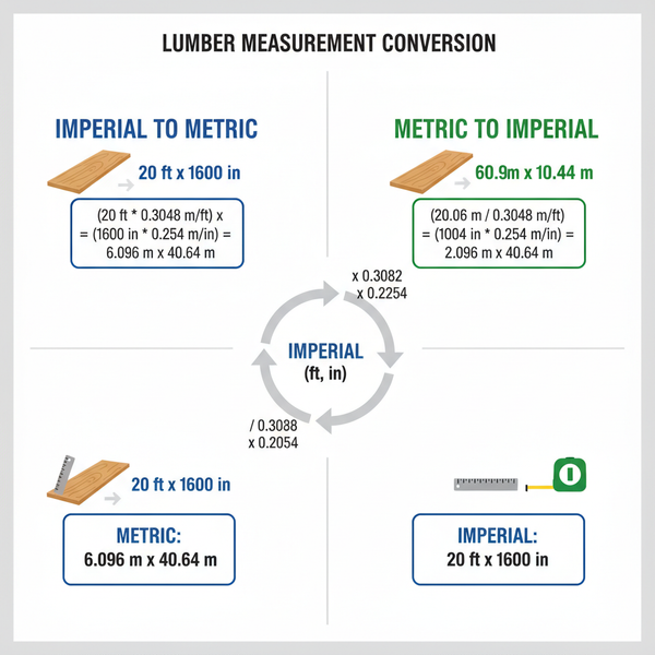 20 x 1600 Lumber Size Guide and Common Applications