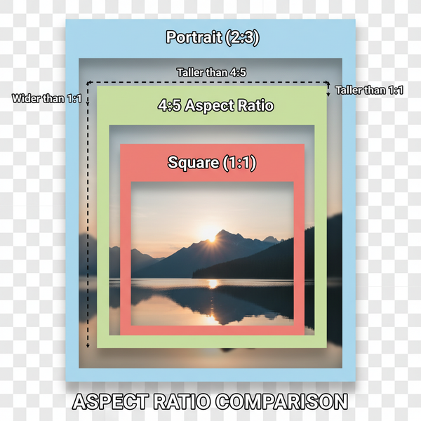 4 5 Aspect Ratio Size Guide for Social Media and Design