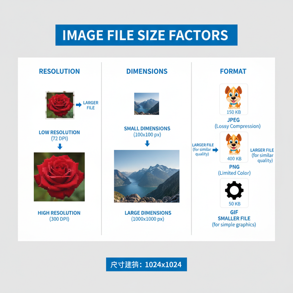 Image File Size Explained: Formats, Compression, and Tips