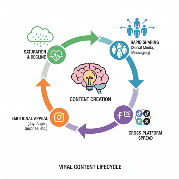 Viral Meaning in Social Media and How Content Goes Viral