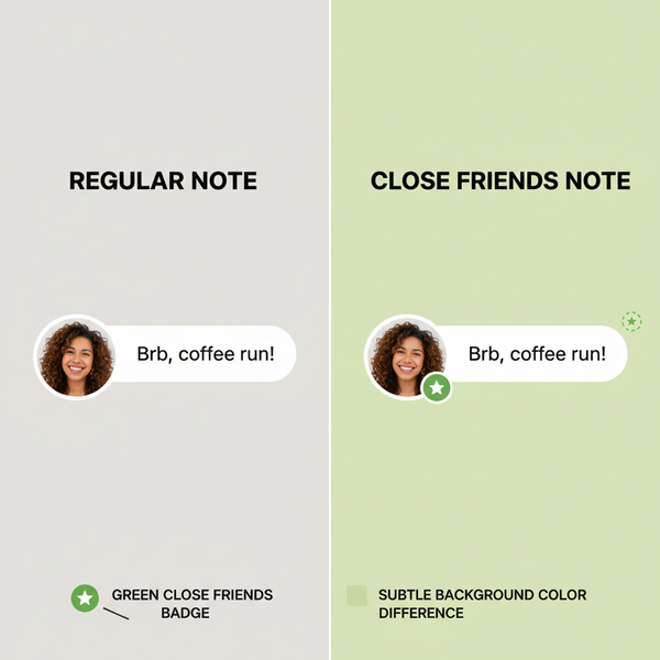What Does a Close Friends Note Look Like on Instagram