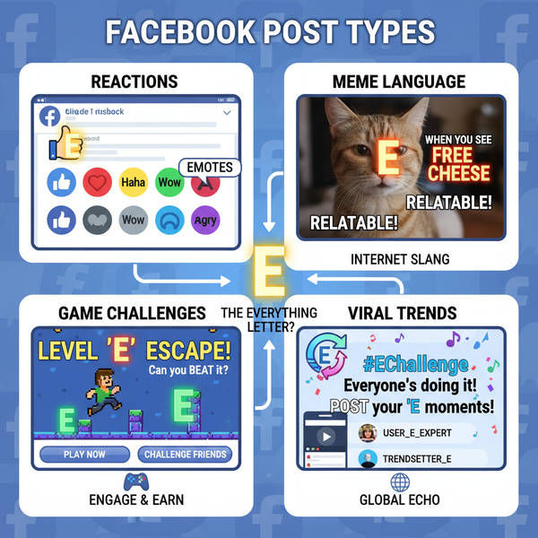 What Does E Mean on a Facebook Post Explained