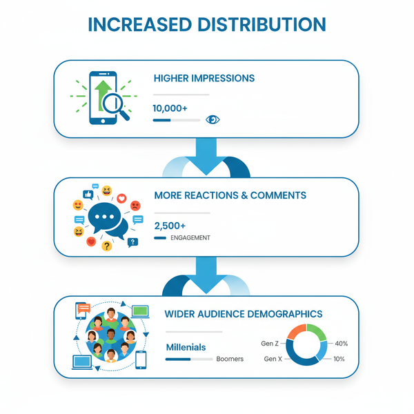 Meaning of Facebook Increasing Your Content Distribution
