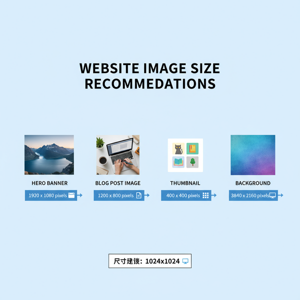 Best Photo Sizes for Websites: Pixel Dimensions Guide