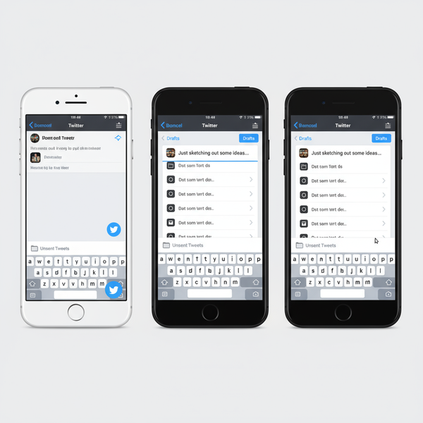 Where Are the Drafts in Twitter and How to Access Them
