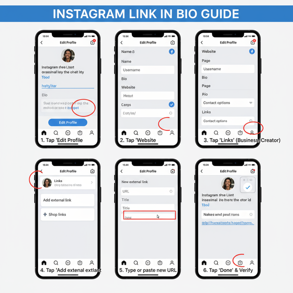 Where to Find and Edit the Link in Bio on Instagram