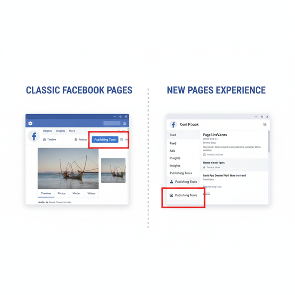 Where Is Publishing Tools on Facebook and How to Access It