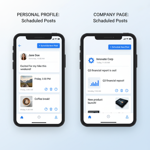How to View Scheduled Posts on LinkedIn for Profiles and Pag