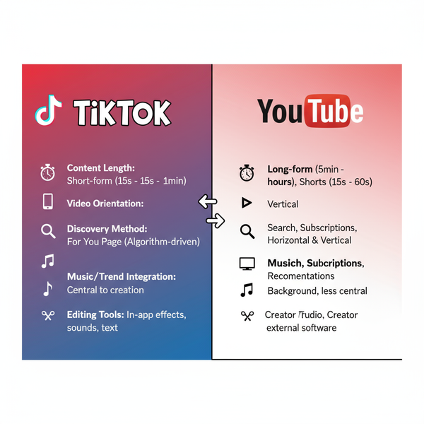 TikTok Features That Distinguish It from YouTube