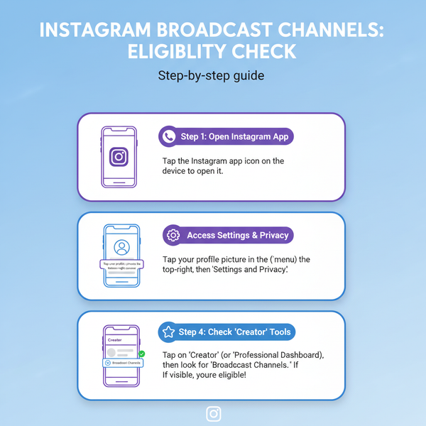 Reasons You Can’t Create a Broadcast Channel on Instagram