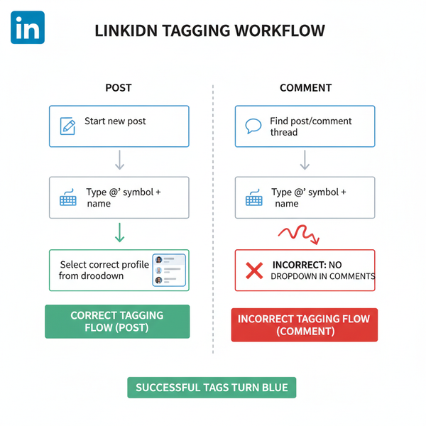 Why Can't I Tag Someone on LinkedIn and How to Fix It