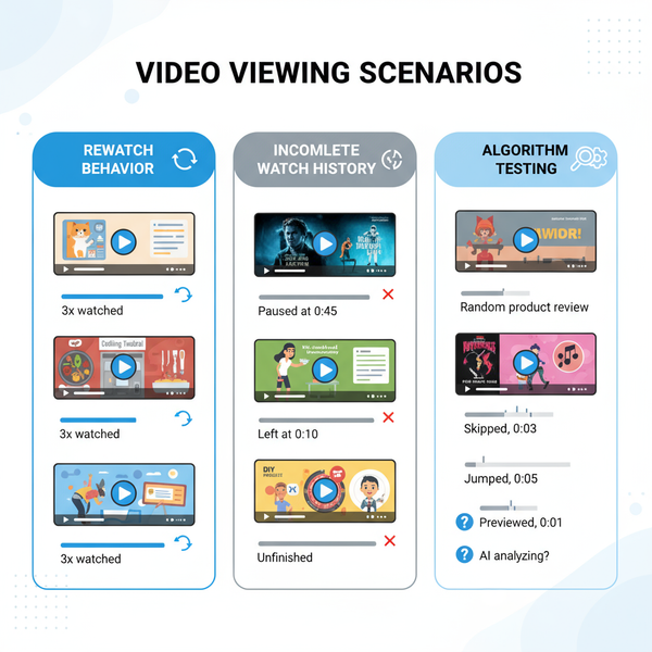 Why YouTube Recommends Videos You’ve Already Watched