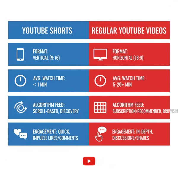 Why YouTube Shorts Feels Different from Regular Videos