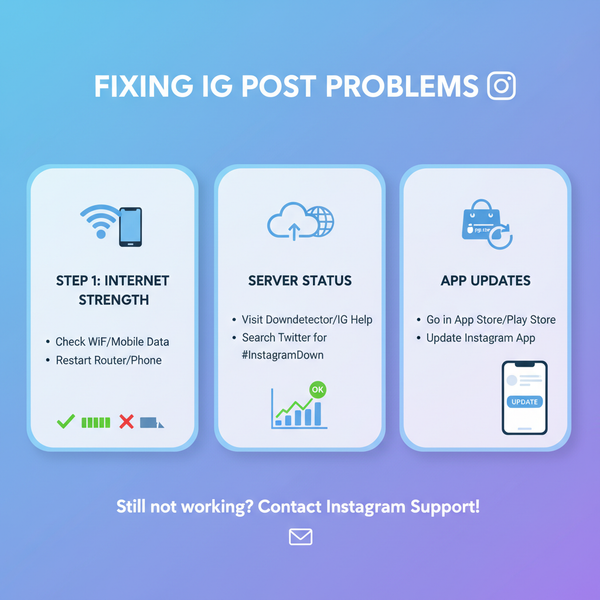 Why Is My IG Post Not Posting? Common Causes and Fixes