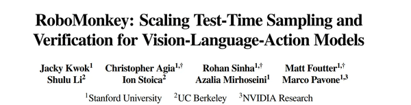 Stanford, NVIDIA, and Berkeley Propose Embodied Test-Time Scaling Law