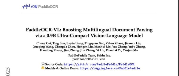 PaddleOCR-VL with Just 0.9B Parameters — Currently the Strongest OCR Model