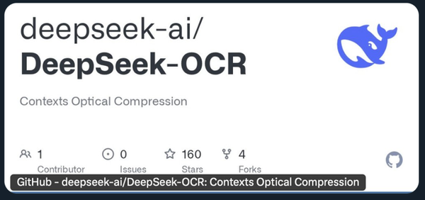 DeepSeek’s New Model Wows Silicon Valley: 2D Vision Compresses 1D Text, Runs on Single GPU, “Google’s Core Secrets Open-Sourced”