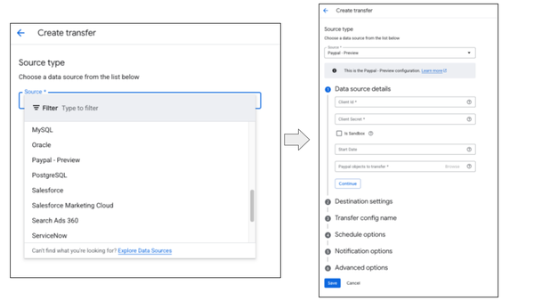 BigQuery Data Transfer Service Enhancements